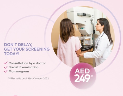 Mammogram scan offer for breast cancer detection